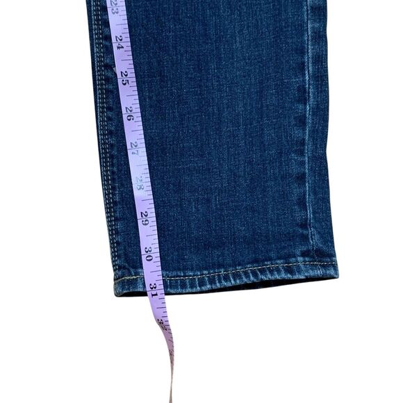 Express Skinny Curvy Jeans Women's Size 8R Blue Medium Wash Mid-Rise 5-Pocket - Picture 8 of 11